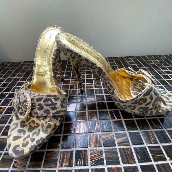 stefania pellicci Shoes - Stefania Pellicci High Heels shoes slip in style leopard print